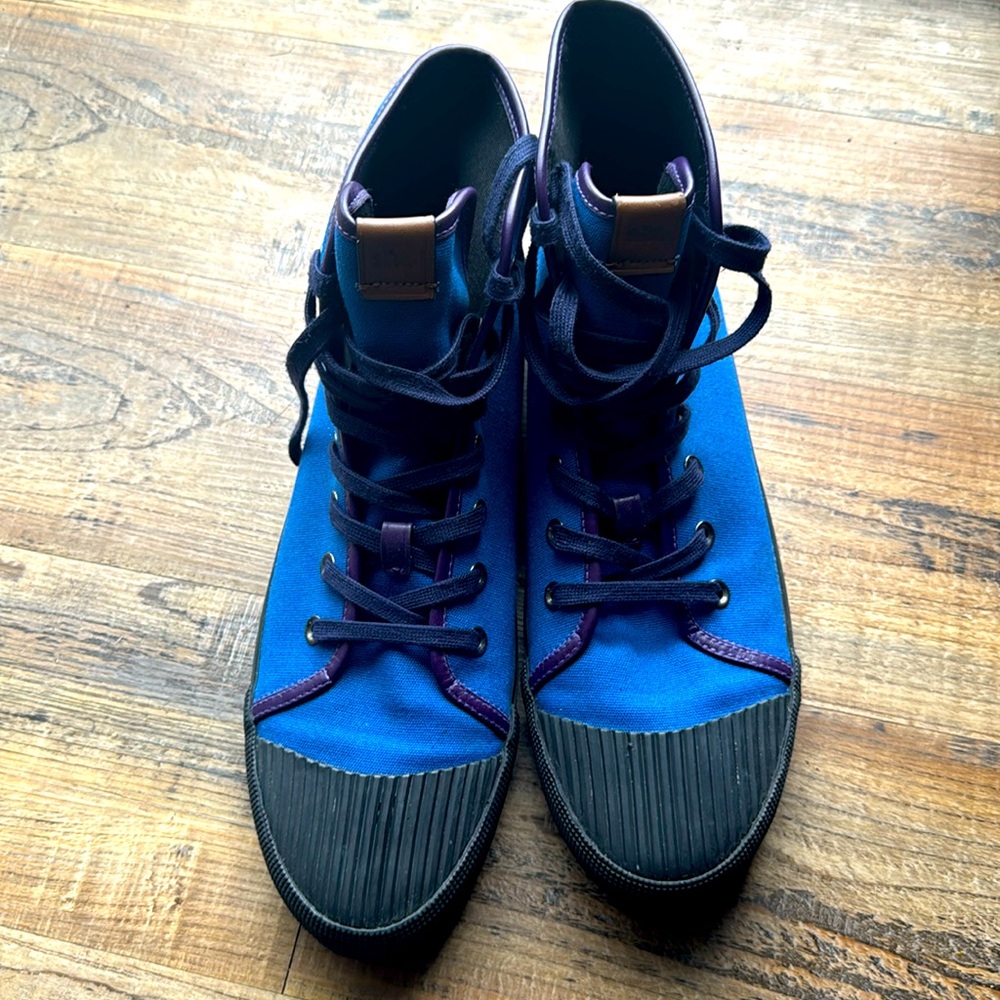 Coach Lake Champlain Monster "Champy" limited edition high top sneaker.